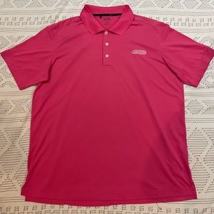 Adidas Pink Golf Polo Shirt